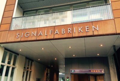 Now you park with Sweden’s most modern parking system in Signalfabriken!
